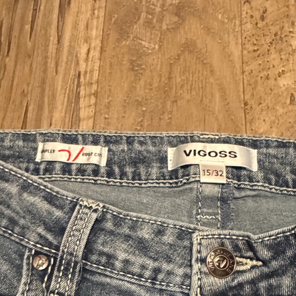 Vigoss ‘Marley Bootcut’ Women's Jeans in Blue w/Pocket Stitching - Size 15/32 - Picture 2 of 7